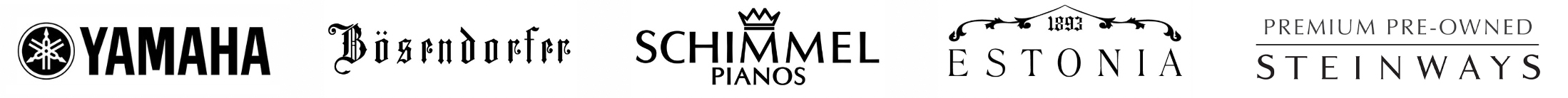 Classic Pianos proudly carries pianos from the world best piano makers, including Yamaha, Bosendorfer, Schimmel, Estonia, and Steinway