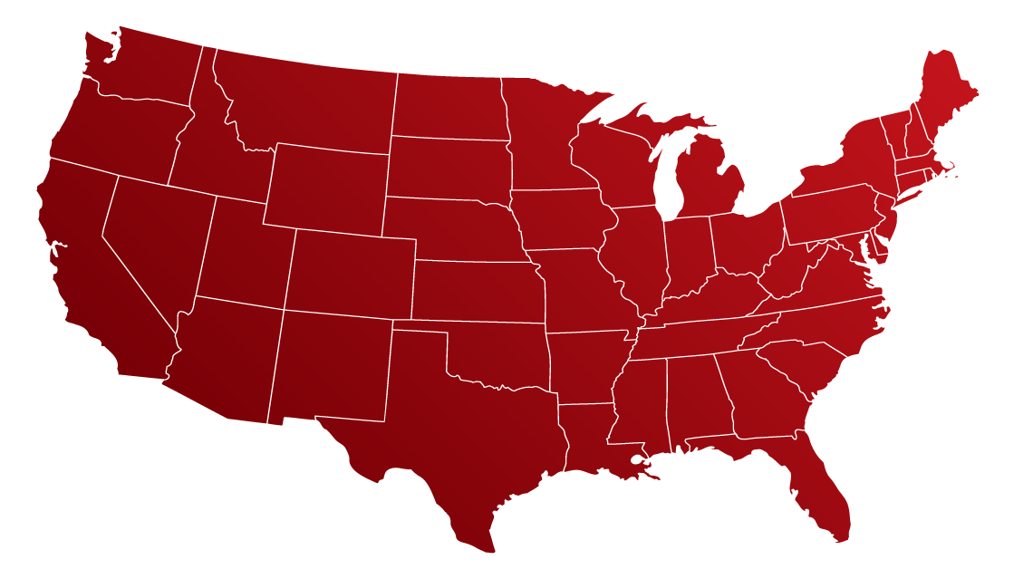 USA map highlighting nationwide Classic Pianos locations for quality piano sales and services.