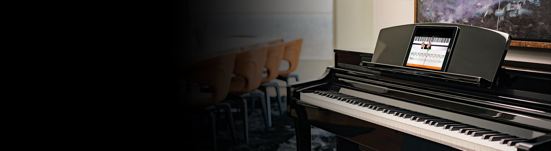 Yamaha AvantGrand piano with integrated digital interface, showcasing advanced features for modern pianists.